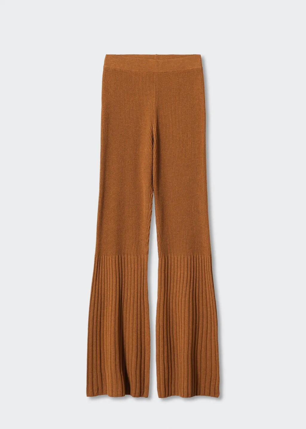 Pantaloni maglia scampanati