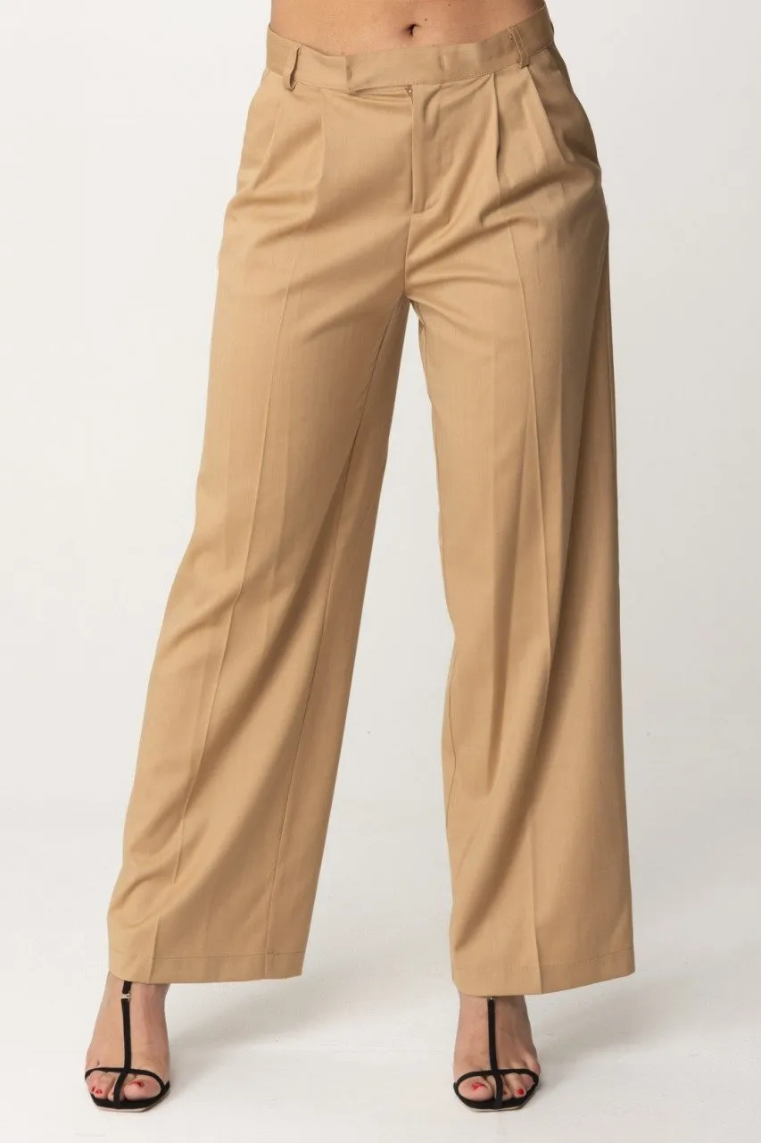Pantaloni straight SABBIA