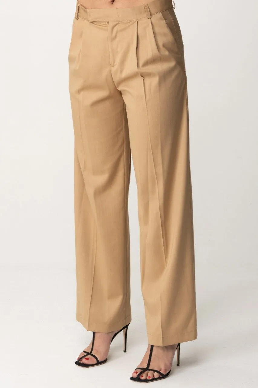 Pantaloni straight SABBIA