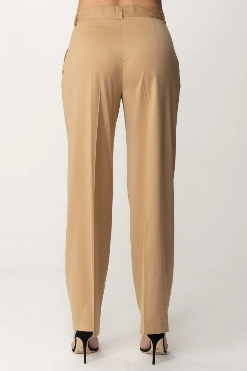Pantaloni straight SABBIA