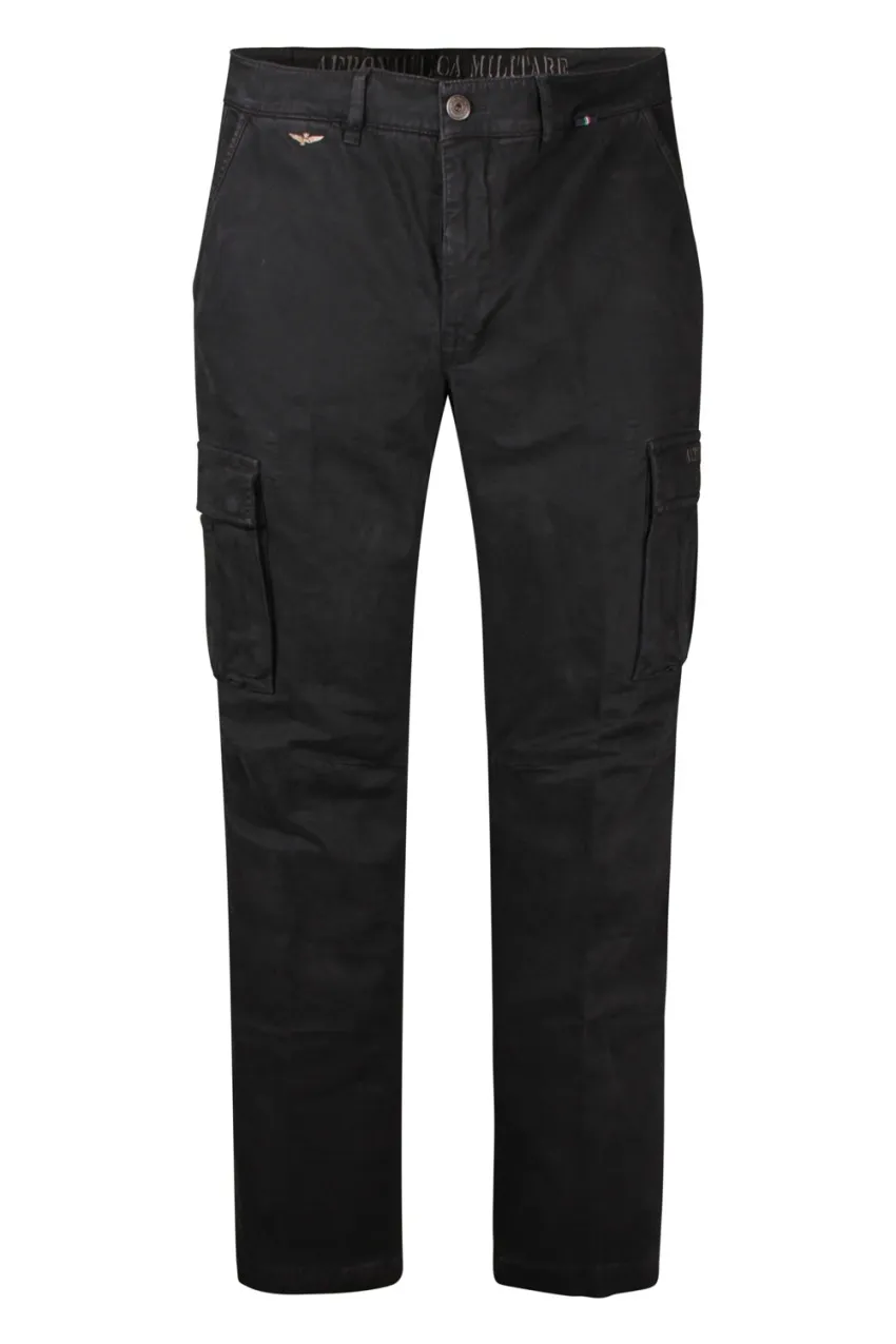 Pantaloni Uomo Aeronautica Militare Nero