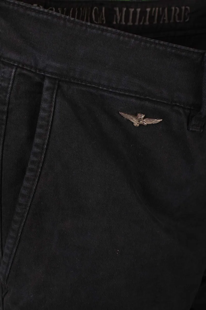 Pantaloni Uomo Aeronautica Militare Nero