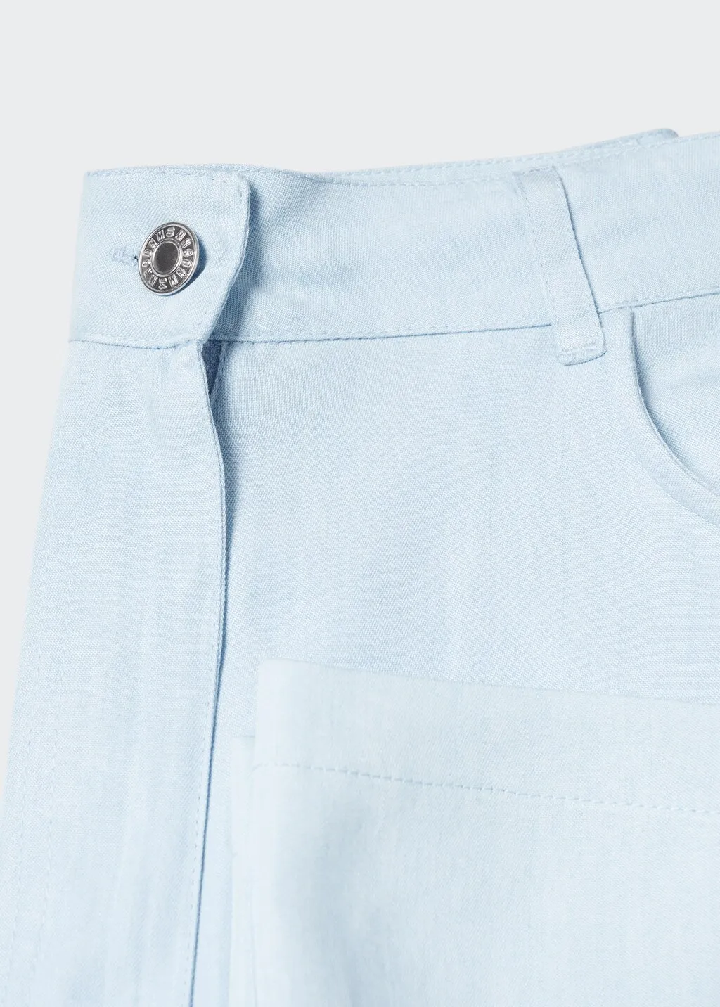 Pantaloni wideleg lyocell