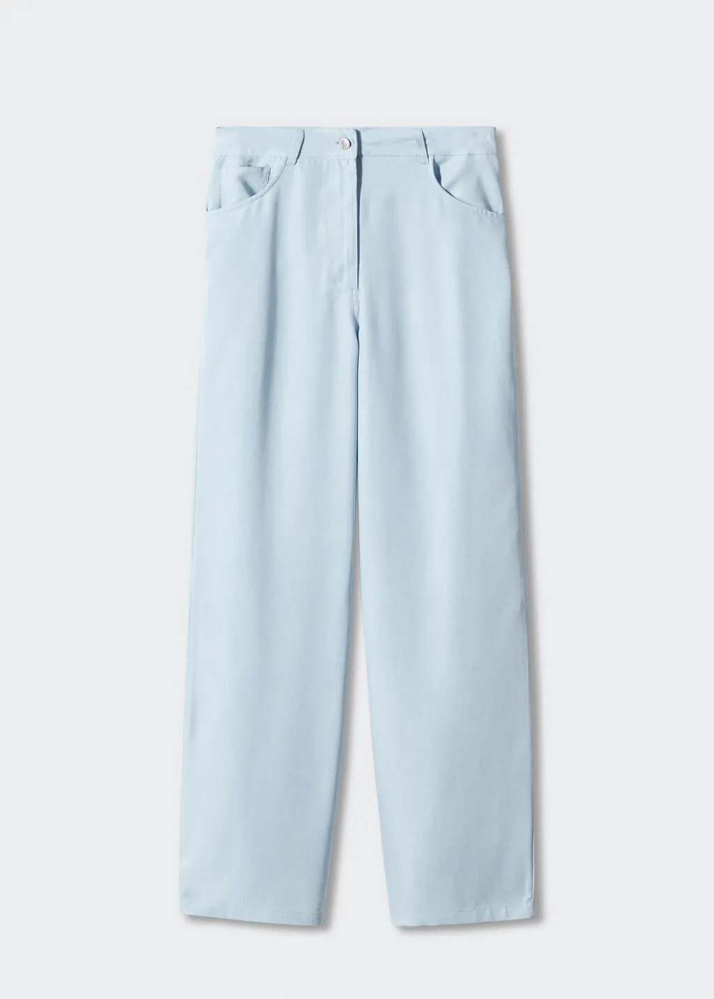 Pantaloni wideleg lyocell