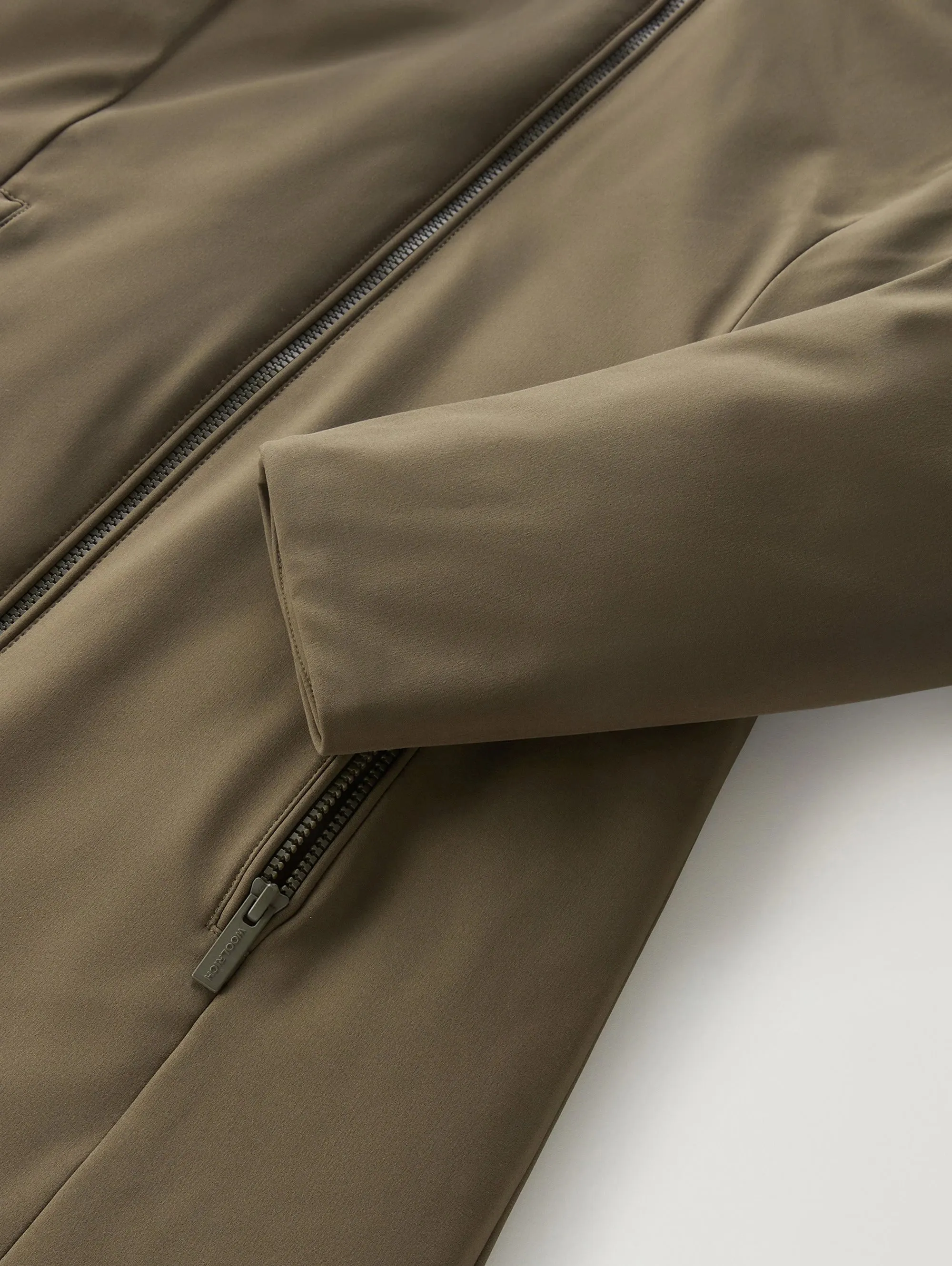Parka Anti Vento con Cappuccio Firth Verde