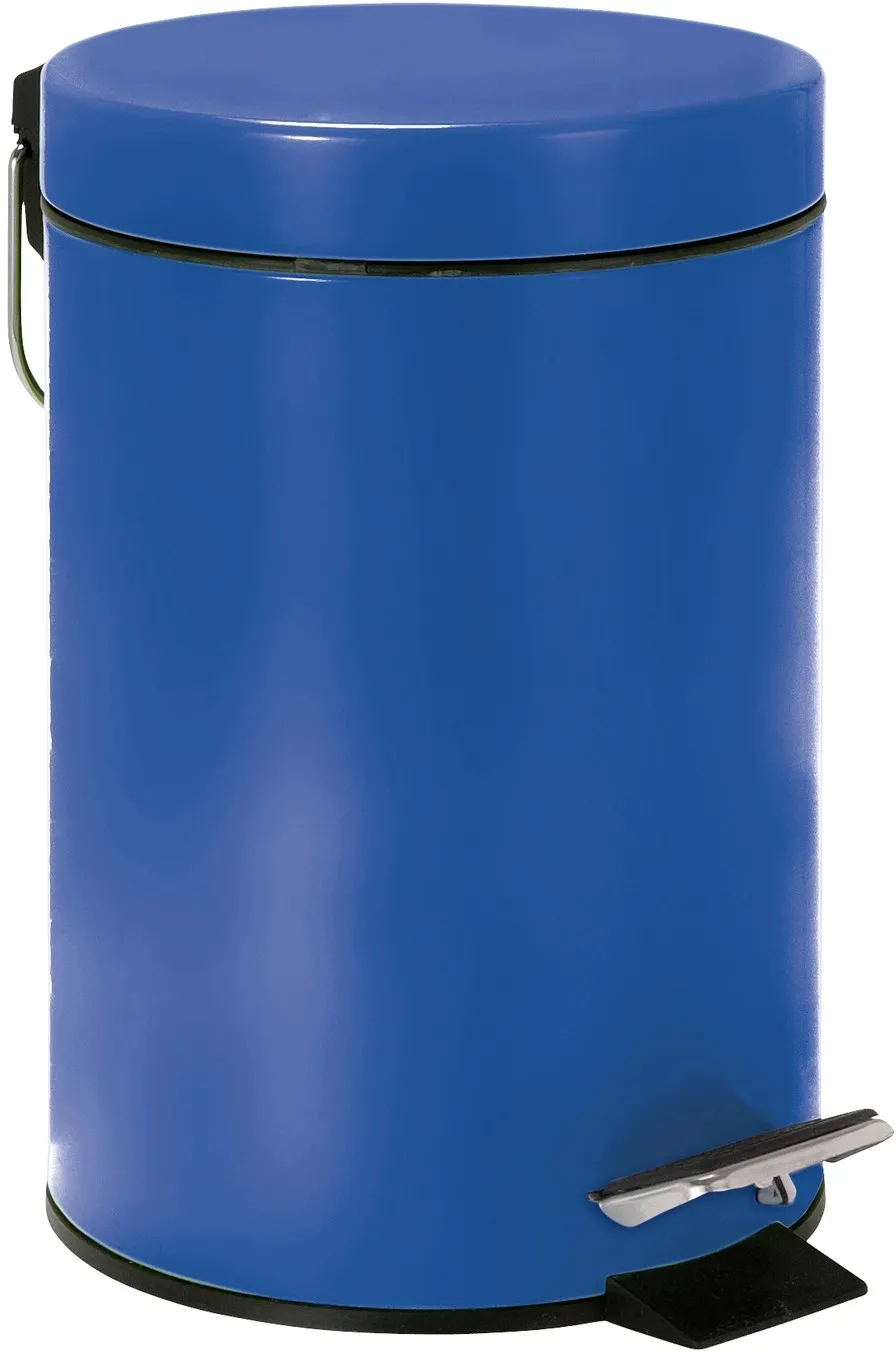 Pattumiera a pedale blu 3 l