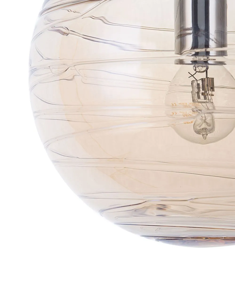Pendant Lamp MIRNA Glass Gold