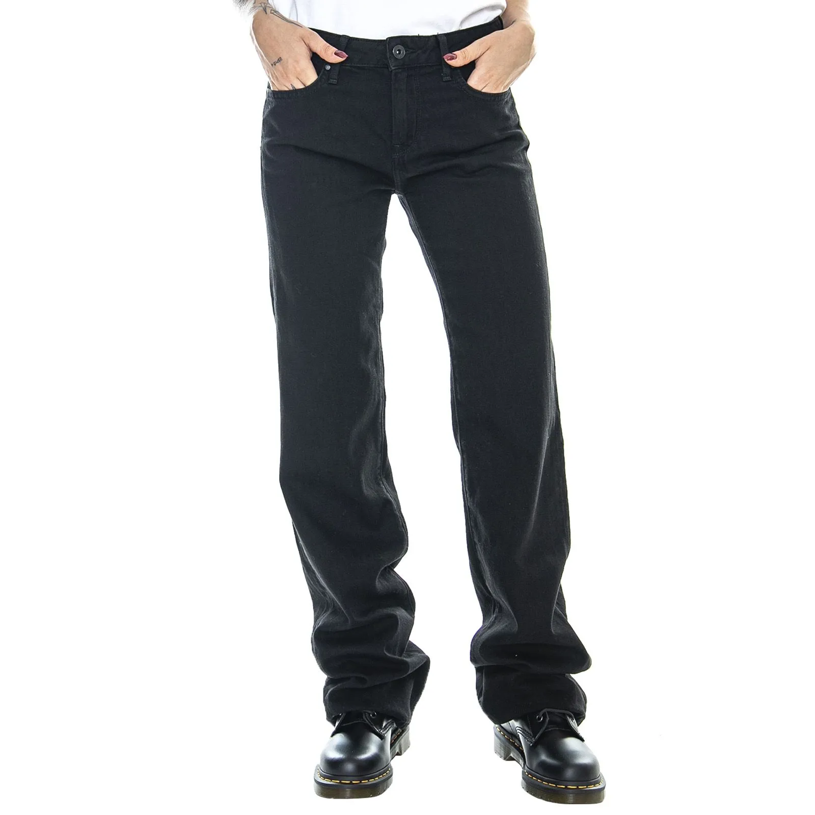 Pepe Jeans Aubrey Jeans - Black - Denim Jeans Donna Neri    