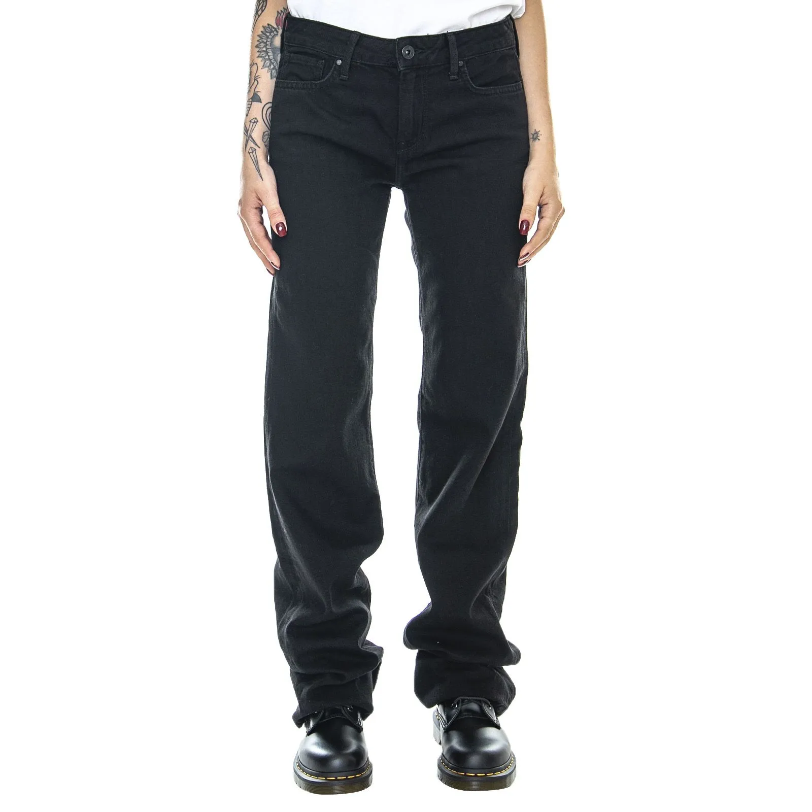 Pepe Jeans Aubrey Jeans - Black - Denim Jeans Donna Neri    
