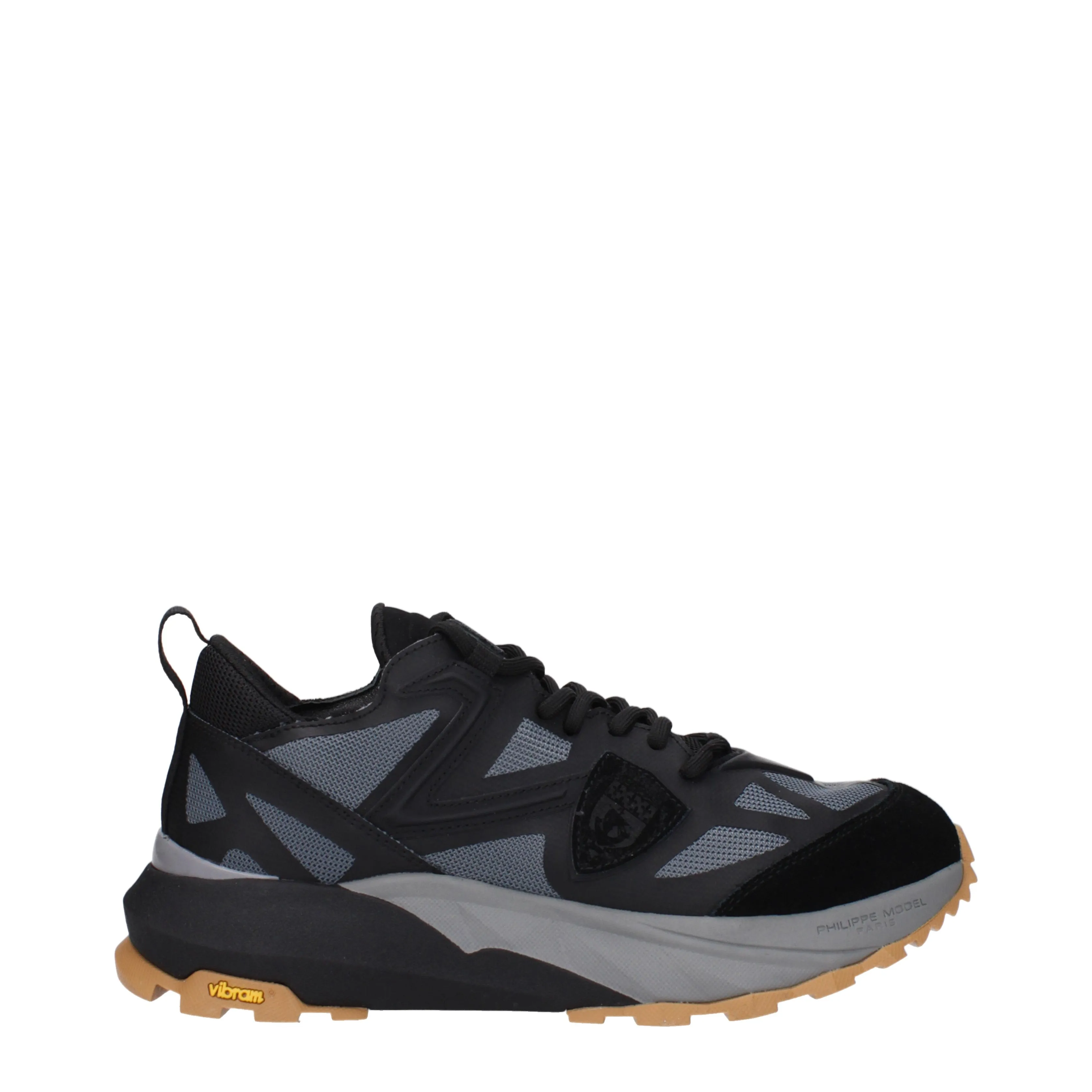 Philippe Model Sneakers Rocx Uomo Tessuto Nero/Grigio