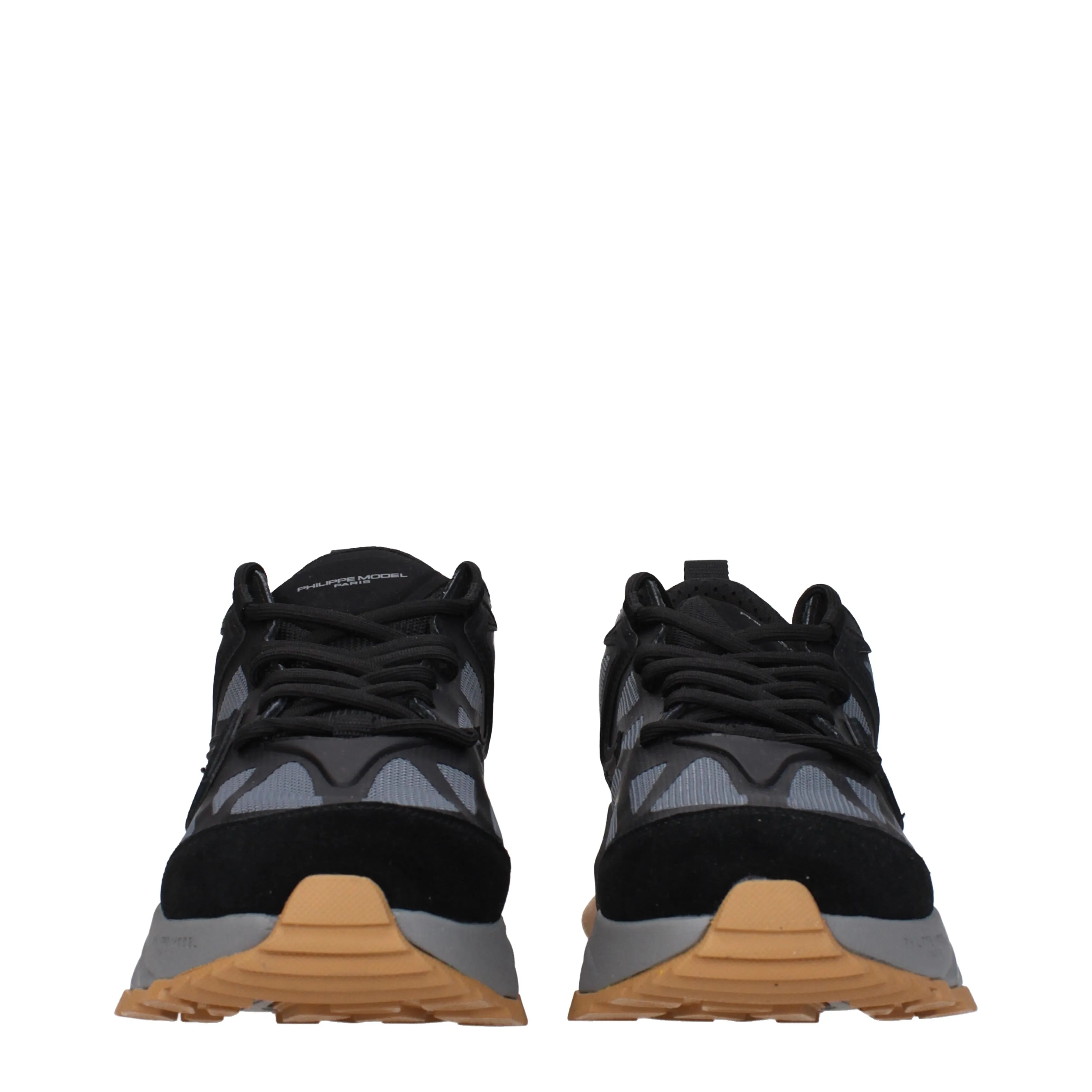 Philippe Model Sneakers Rocx Uomo Tessuto Nero/Grigio