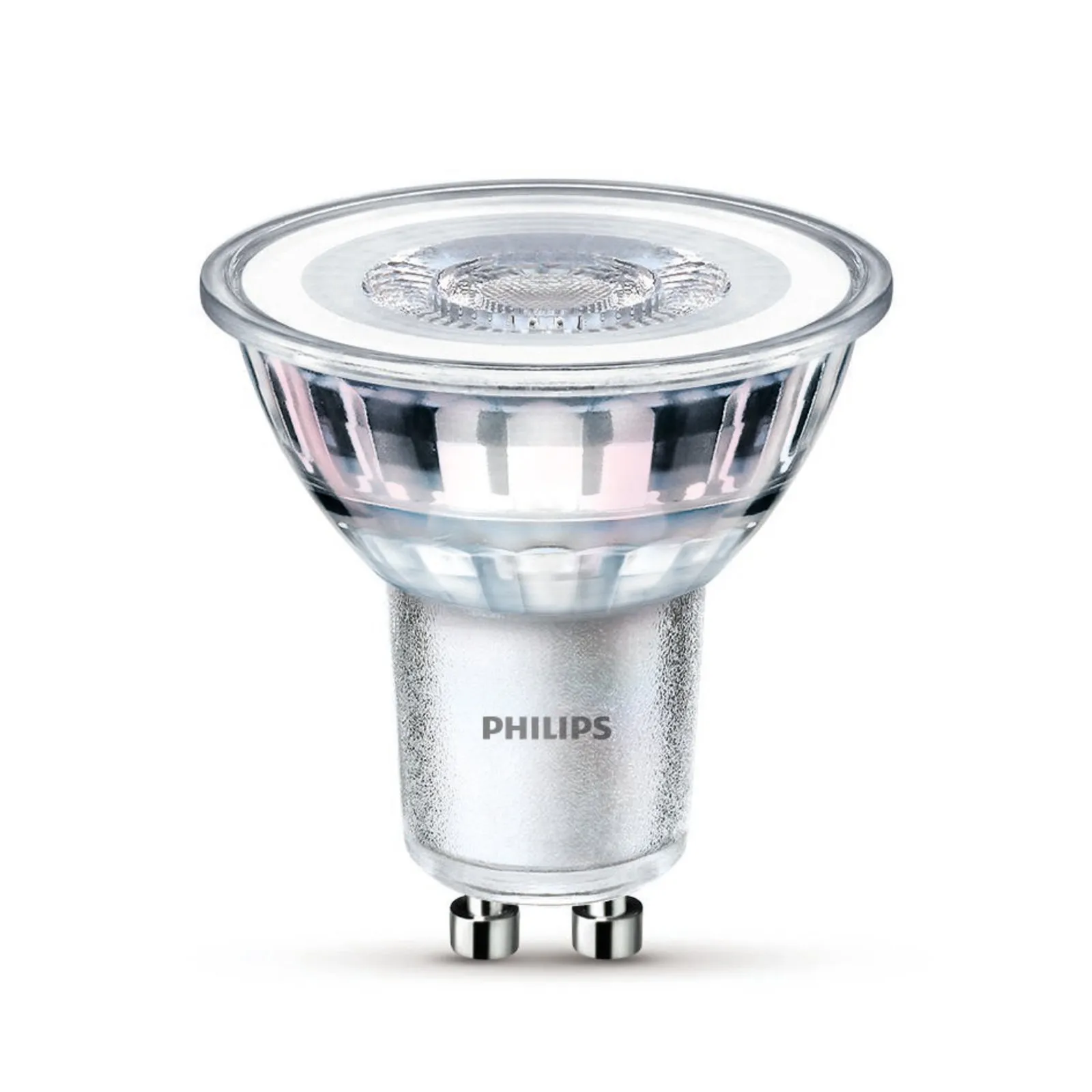 Philips Lampadina LED GU10 3,5W 275lm 840 chiaro 36° 2pcs