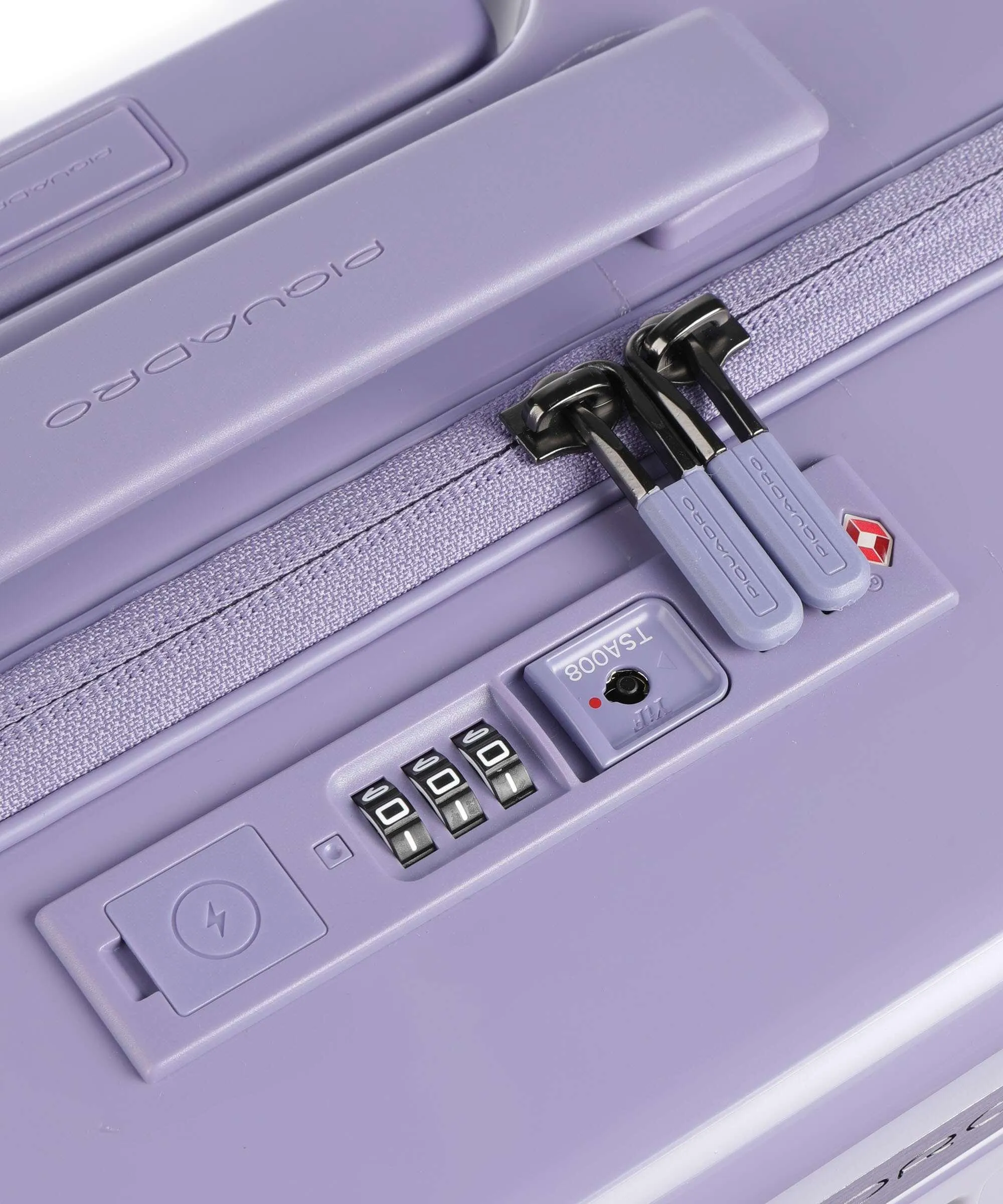  Piquadro PQ Light S Valigia trolley (4 ruote) viola 55 cm  
