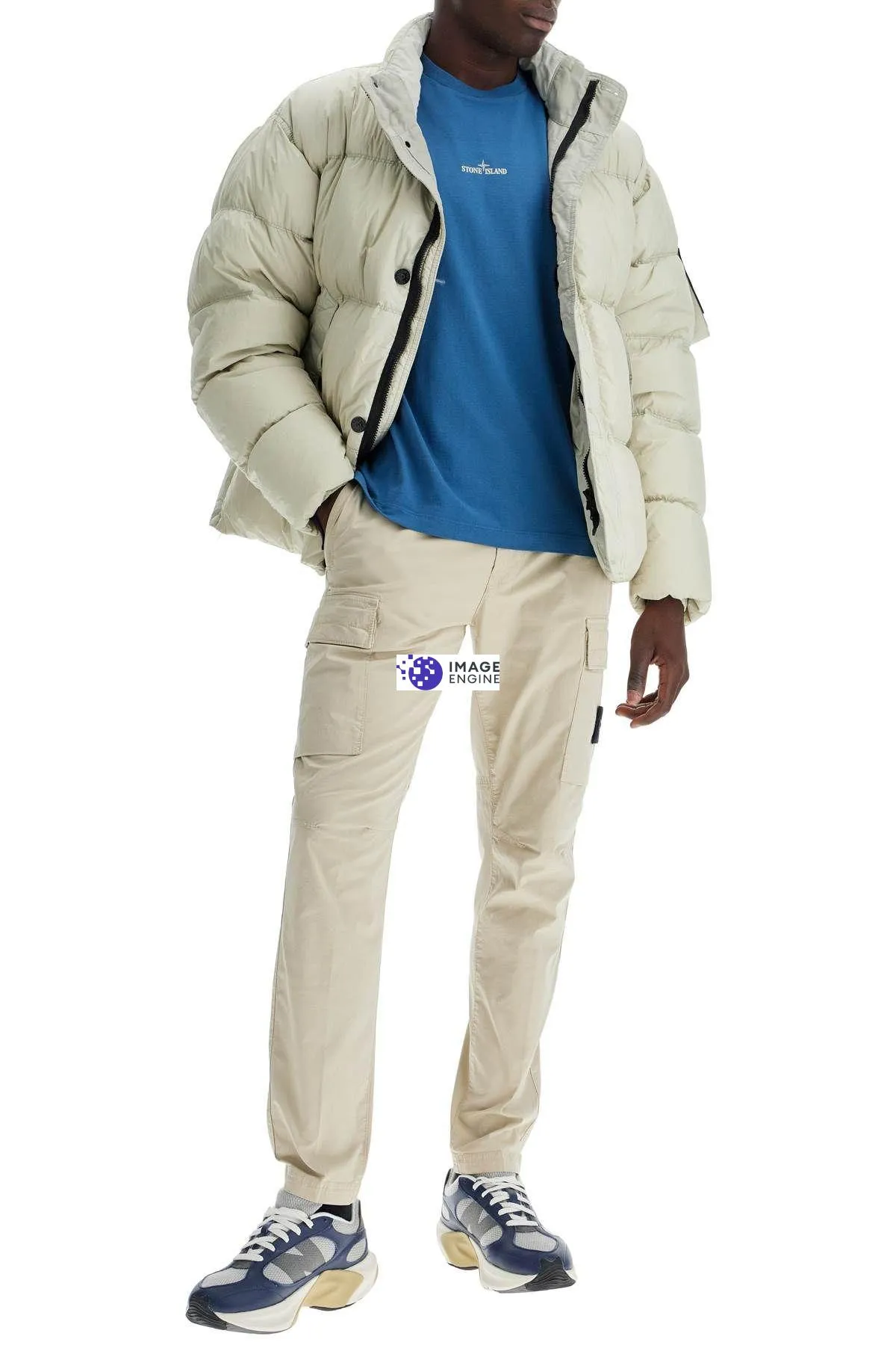 Piumino in Garment Dyed Crinkle Reps R-NY Down