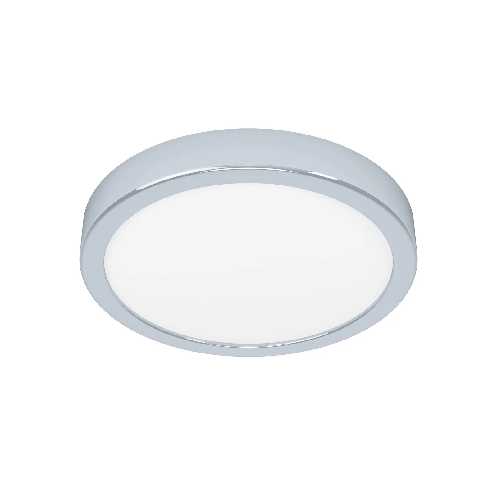 Plafoniera LED Fueva 5 IP44 3000K cromo Ø21cm