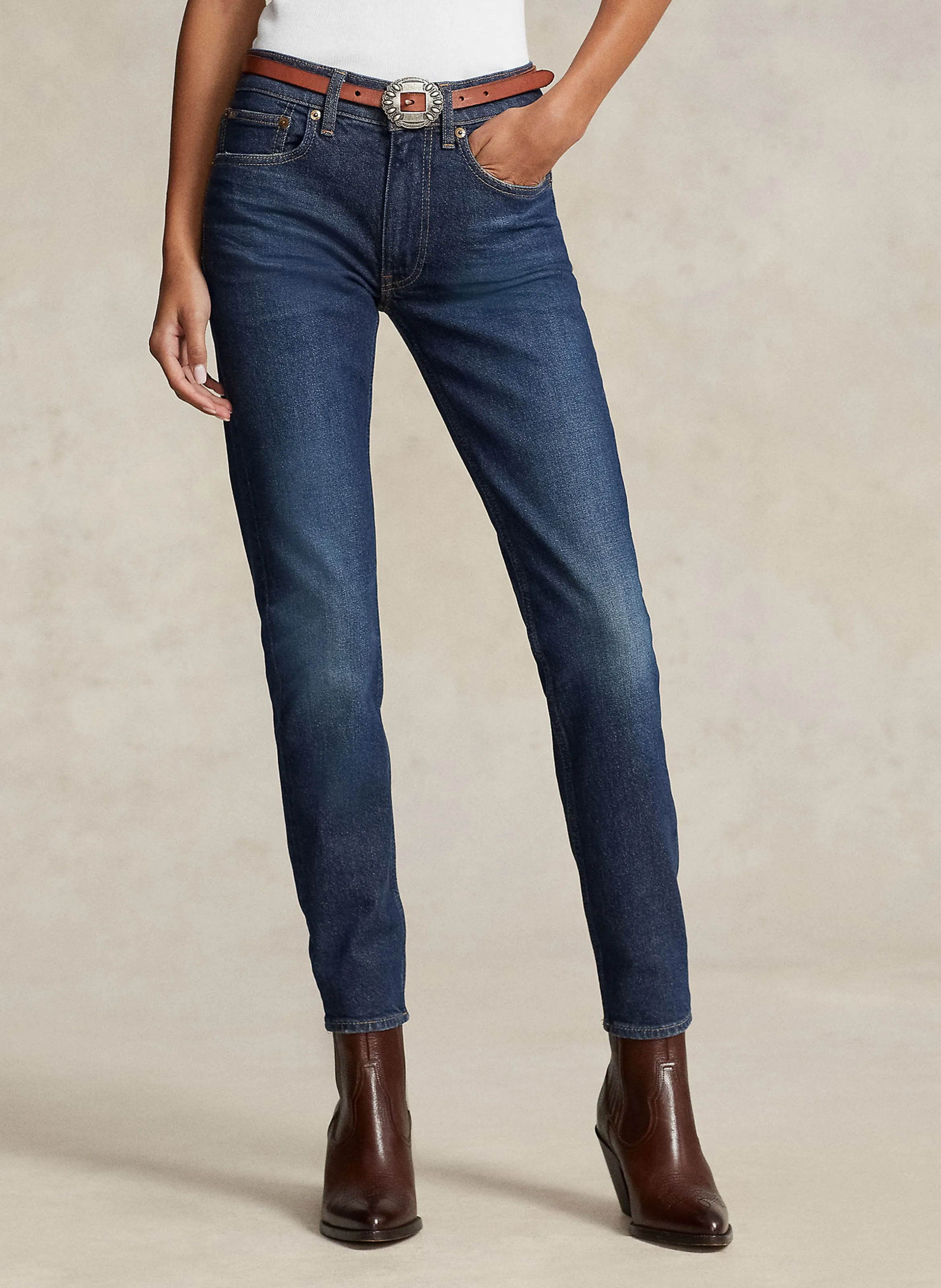  POLO RALPH LAUREN   Jeans skinny in cotone stretch | Blu