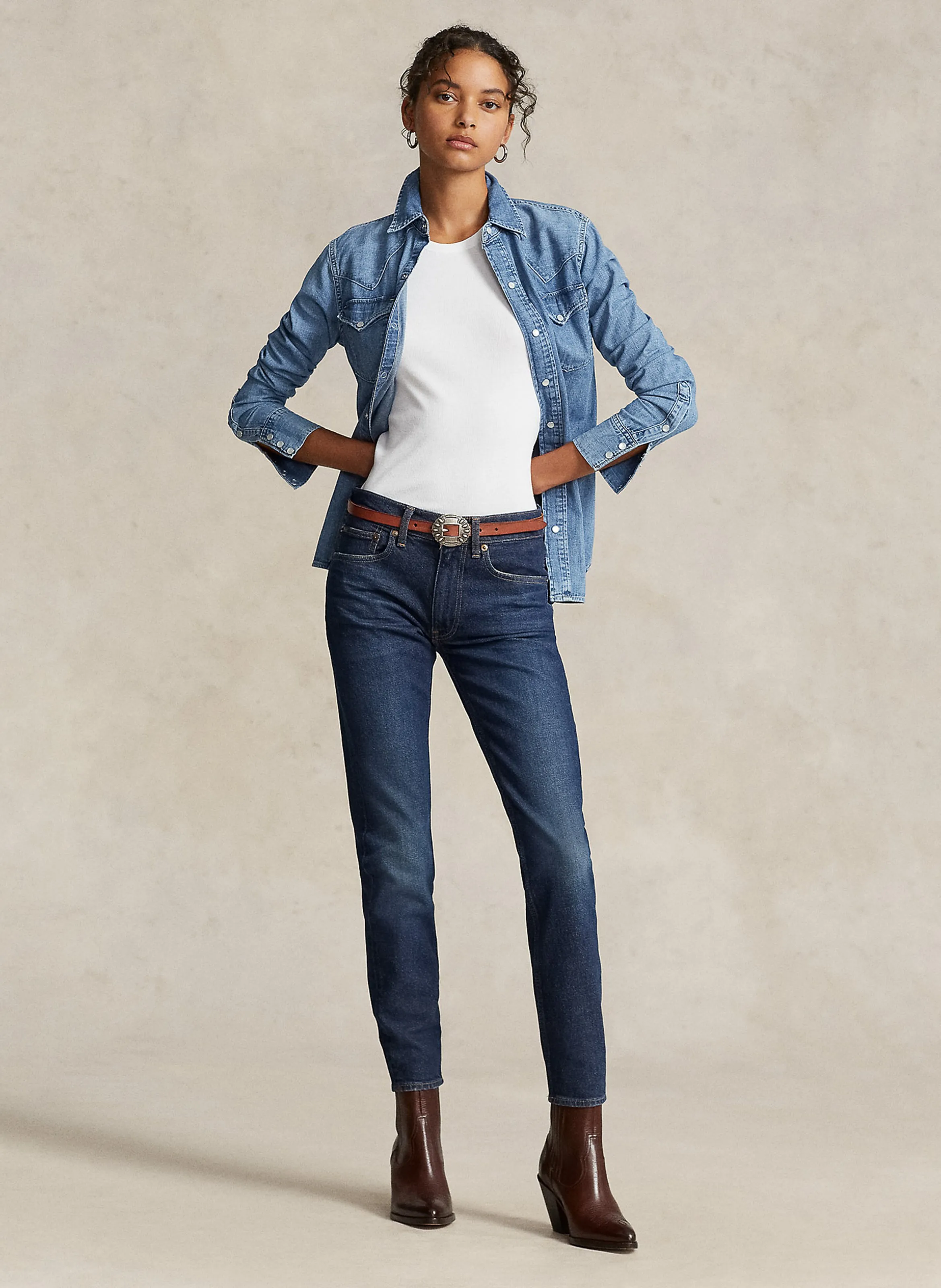  POLO RALPH LAUREN   Jeans skinny in cotone stretch | Blu