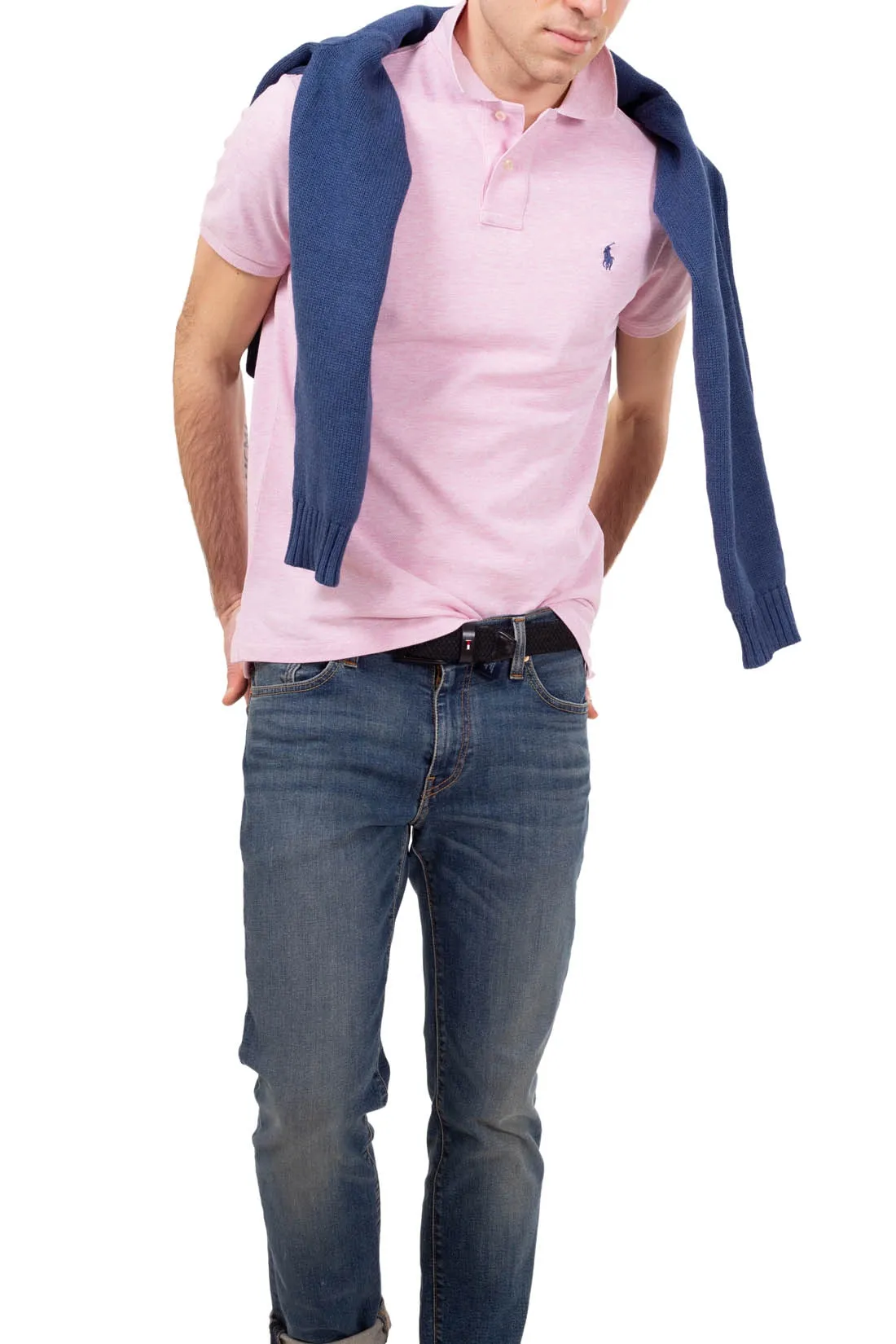 POLO RALPH LAUREN Polo uomo slim fit con ricamo logo