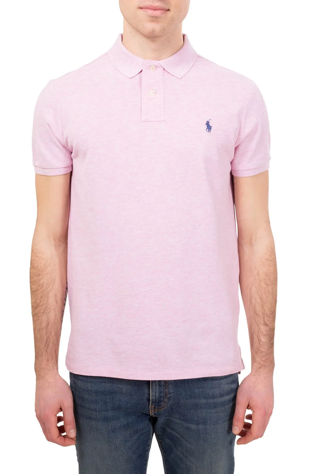 POLO RALPH LAUREN Polo uomo slim fit con ricamo logo