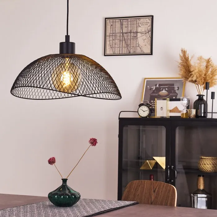 Pucara Lampadario a sospensione Nero, 1-Luce
