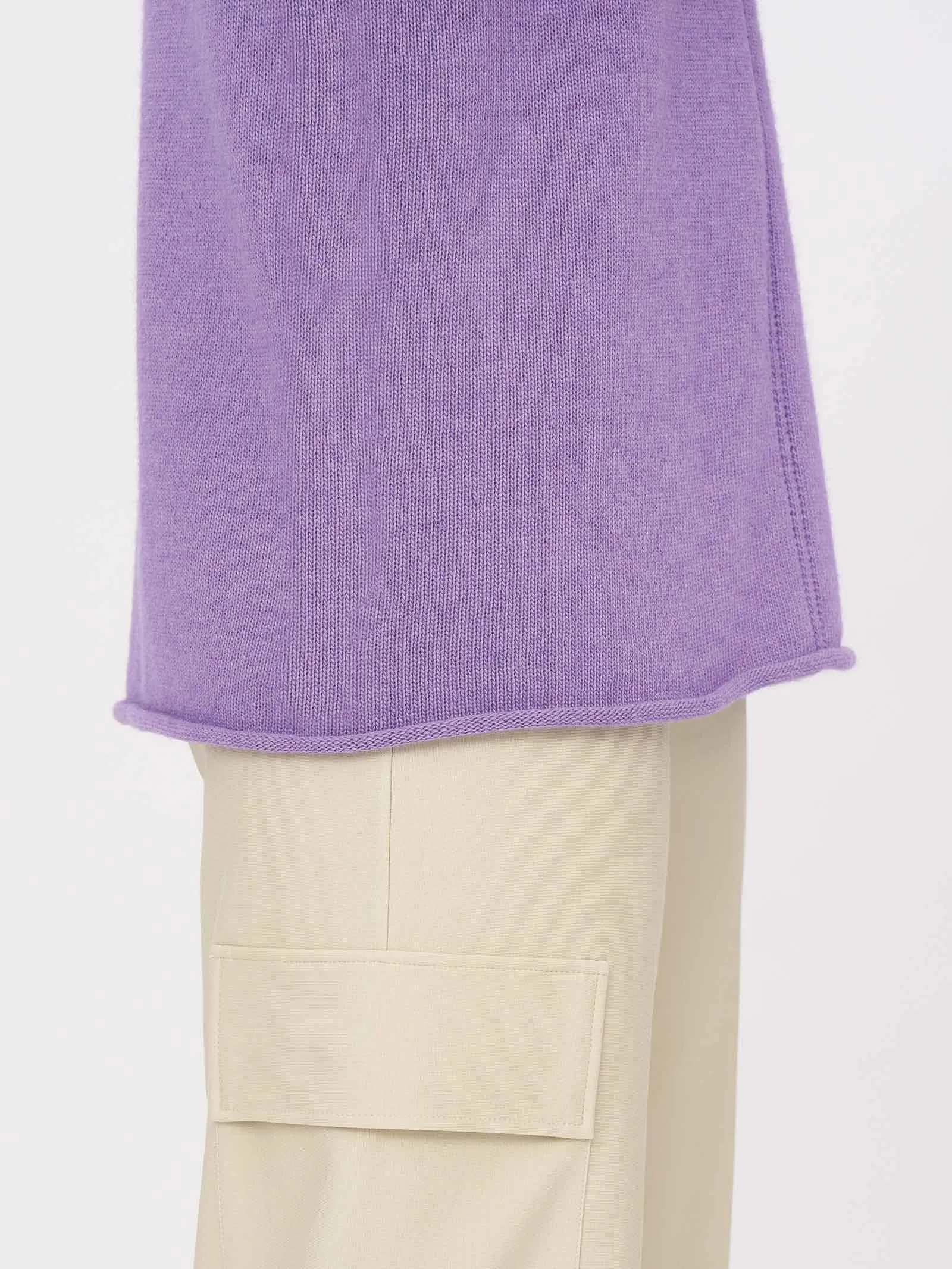 Pullover con collo a ciambella in Cashmere Blend - Reflecting Pond