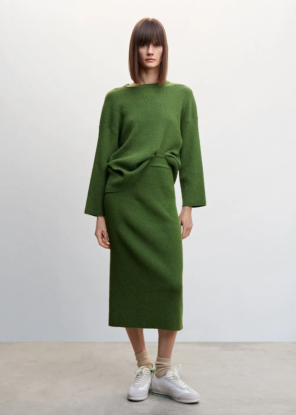 Pullover maglia sottile oversize
