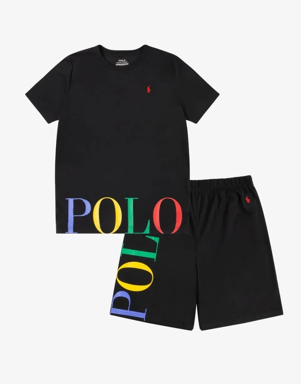 Ralph Lauren pigiama corto con stampa