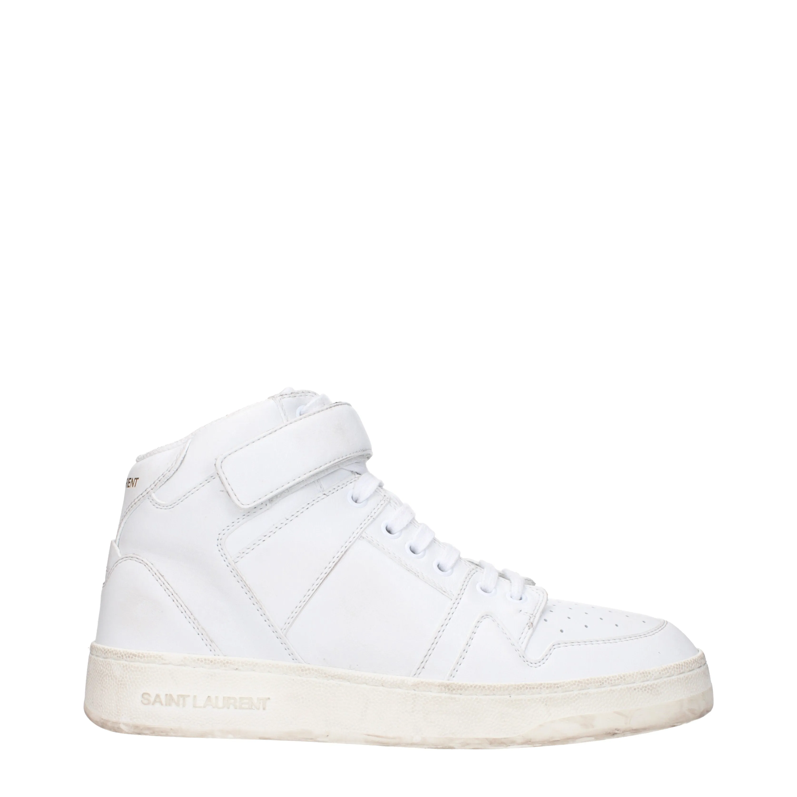 Saint Laurent Sneakers Lax Uomo Pelle Bianco
