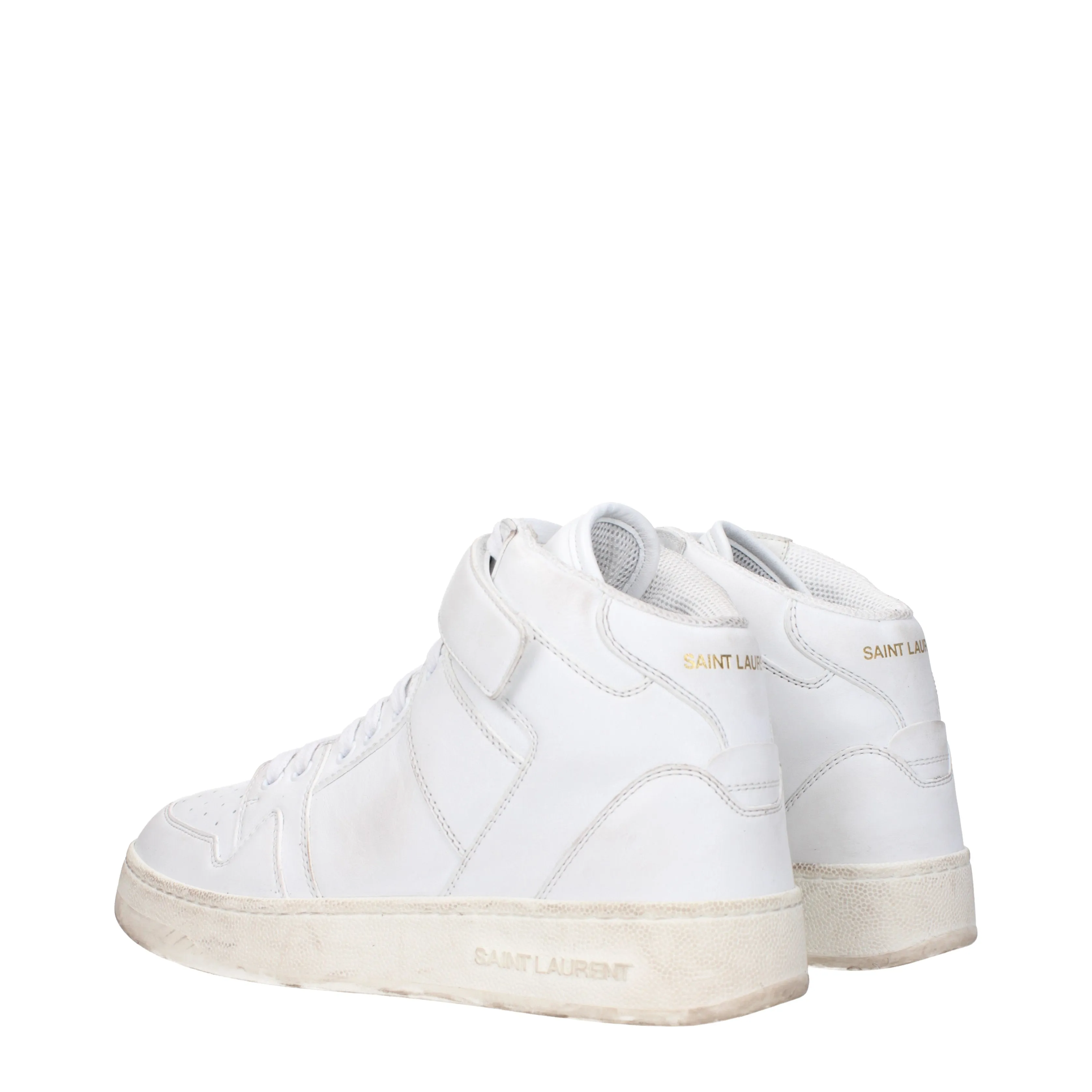 Saint Laurent Sneakers Lax Uomo Pelle Bianco