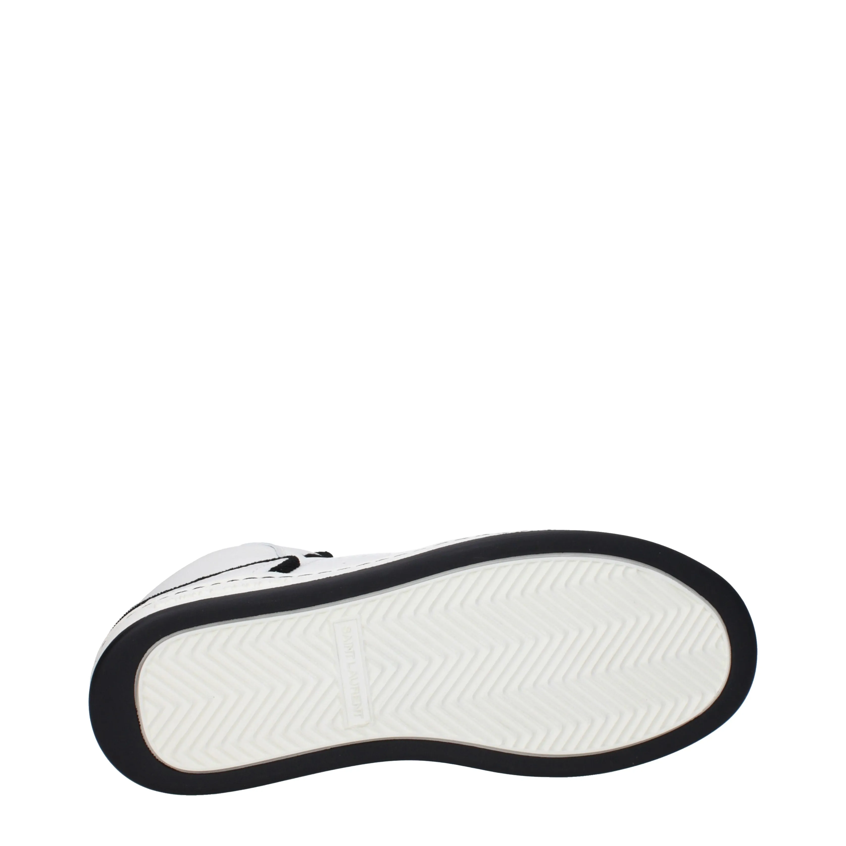 Saint Laurent Sneakers Sl80 Donna Pelle Bianco/Nero