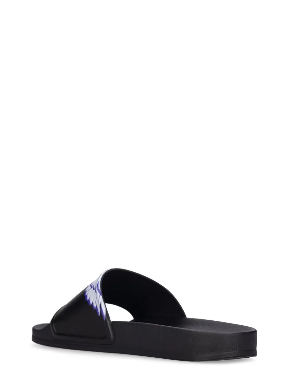 SANDALI BASSI "ICON WINGS" NERI