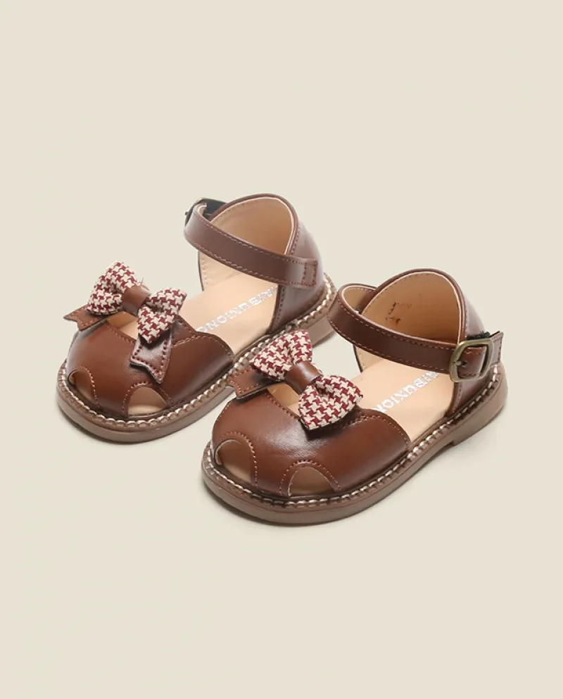 Sandali per ragazze Estate Nuovo fondo morbido Scarpe per bambini traspiranti antiscivolo Scarpe in pelle