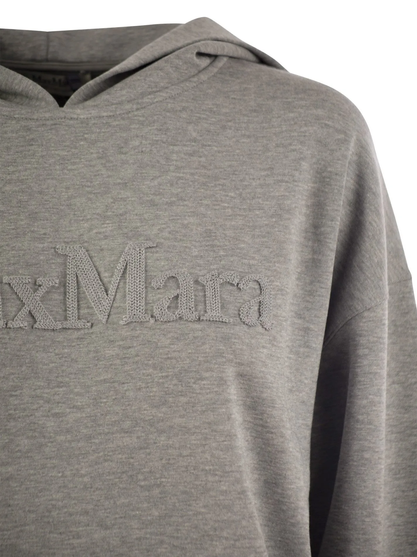 SAPORE – Jersey sweatshirt with embroidery