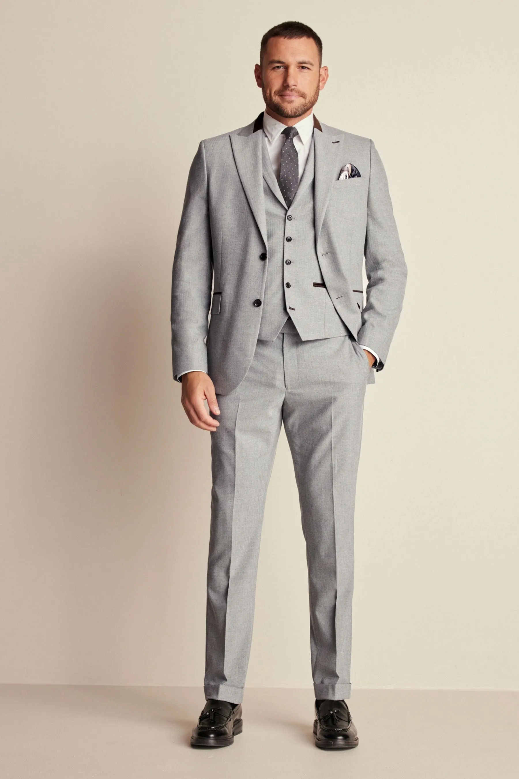 Sartoriale - Pantaloni da completo a spina di pesce