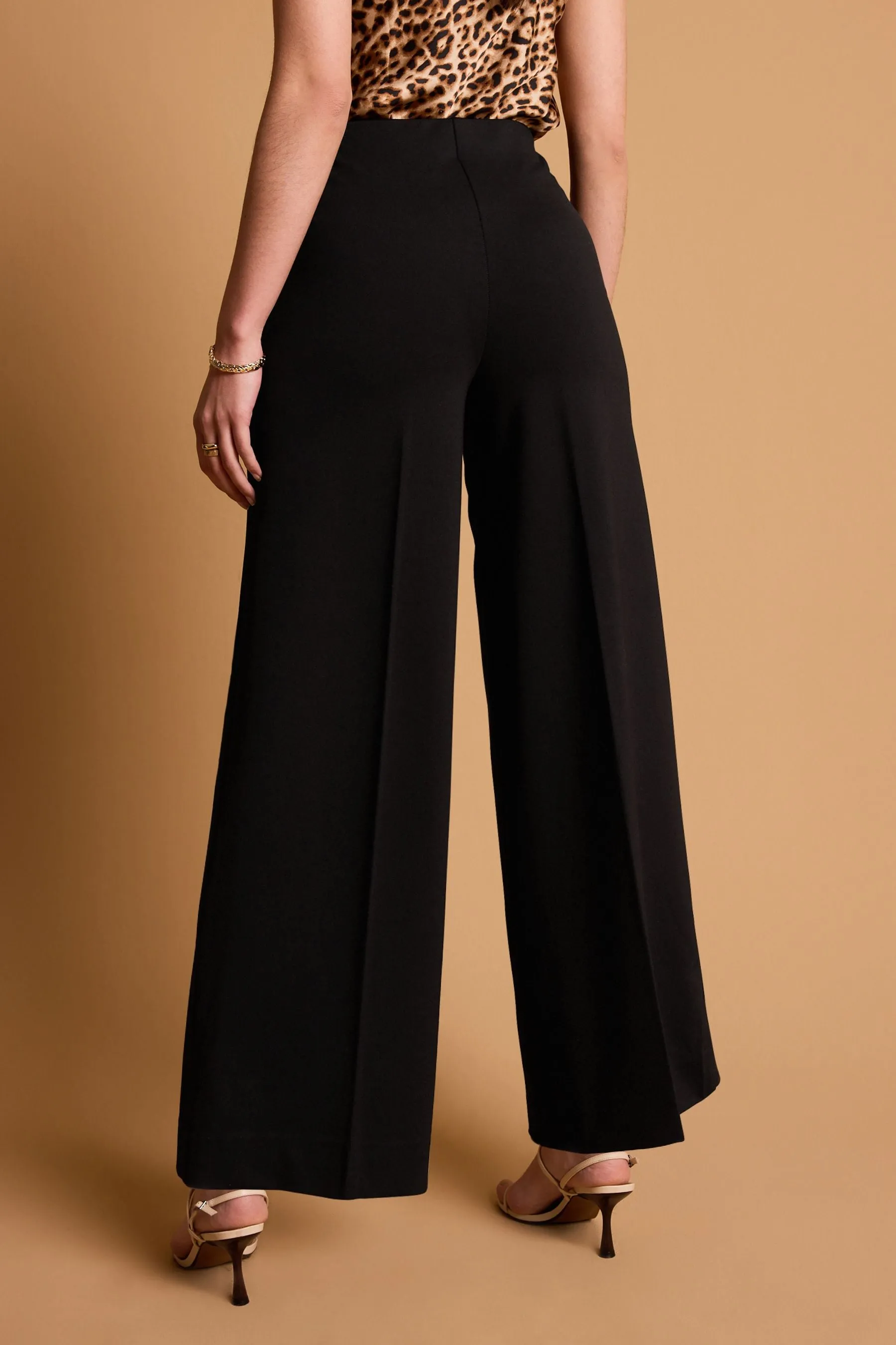 Sartoriale - Pantaloni larga in doppio jersey