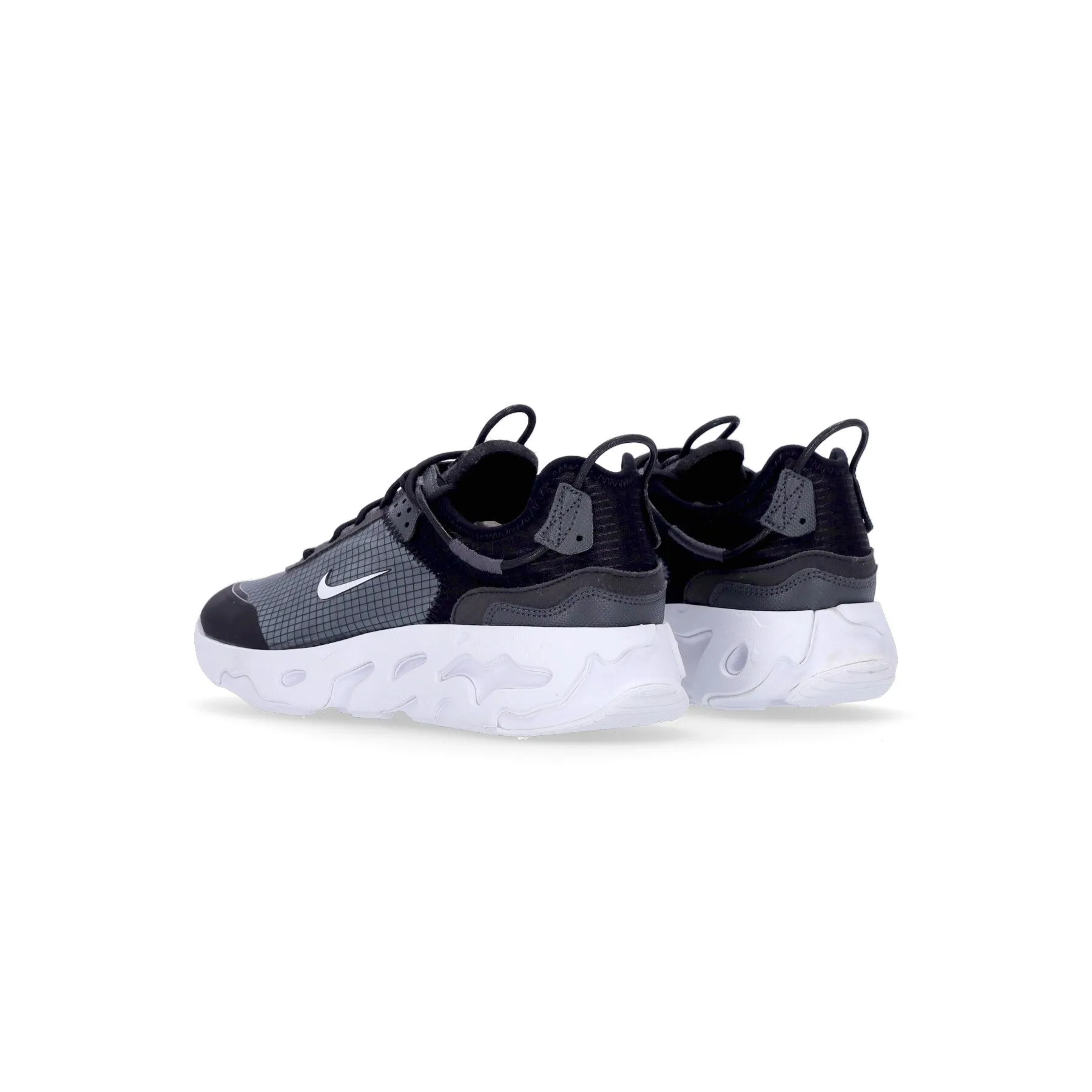 Scarpa Bassa Uomo React Live Black/white/dk Smoke Grey