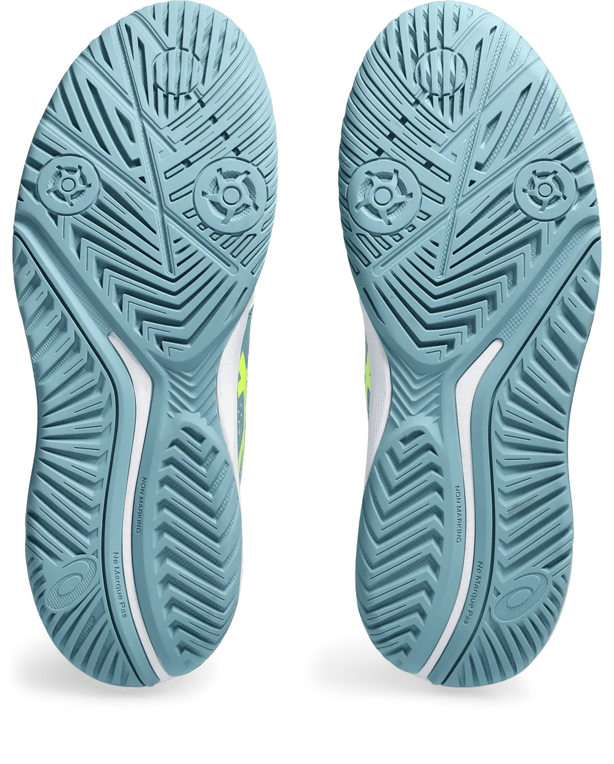 SCARPA DA TENNIS DA DONNA ASICS GEL-CHALLENGER 14 GRIS BLUE SAFETY YELLOW 1042A231 400