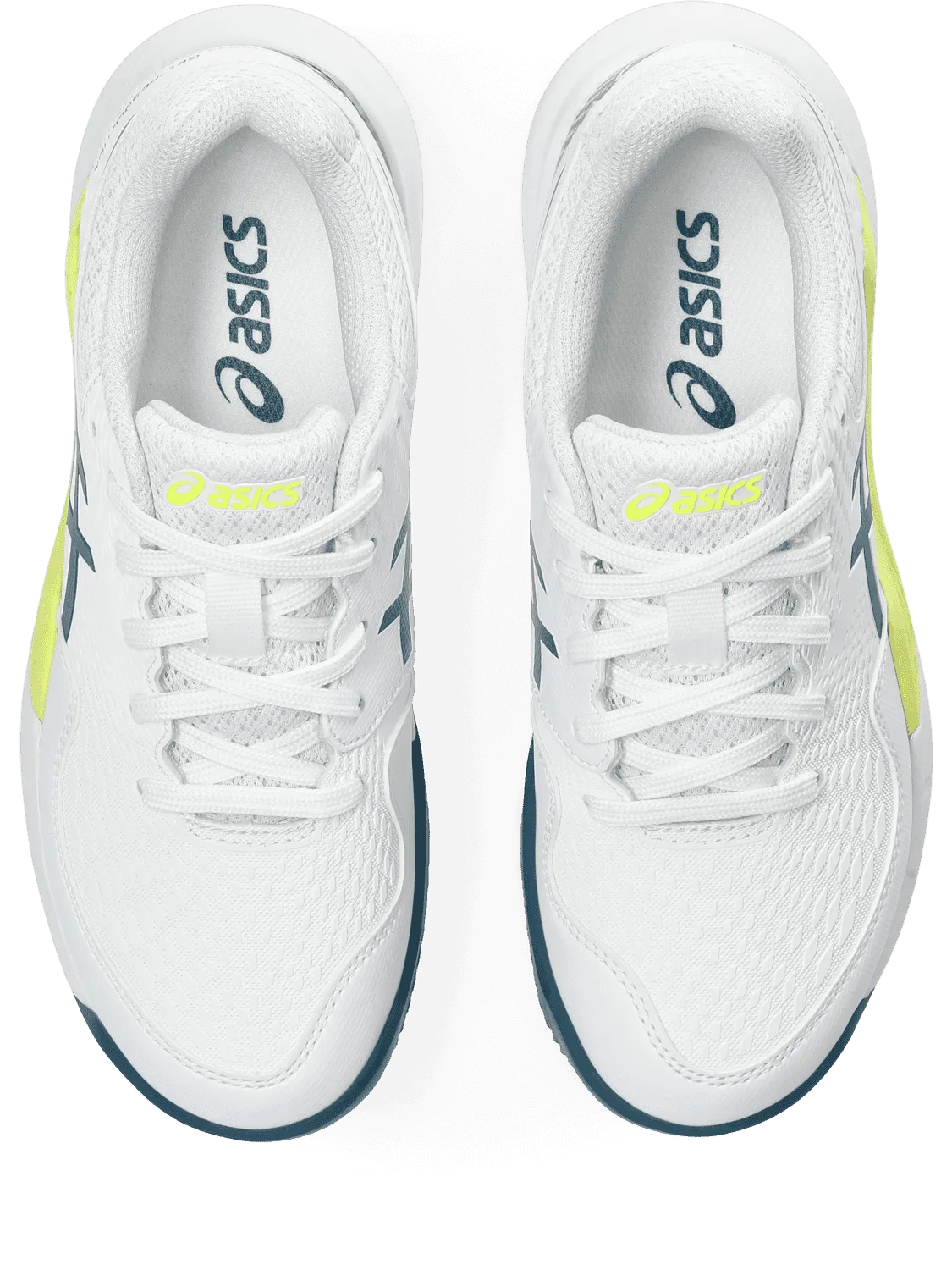 SCARPA DA TENNIS JUNIOR ASICS GEL-RESOLUTION 9 GS CLAY WHITE RESTFUL TEAL 1044A068 102