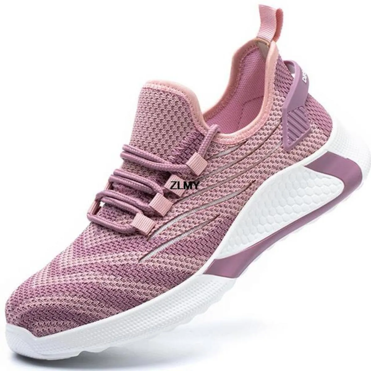 Scarpe antinfortunistiche da donna Nuove sneakers con punta in acciaio Stivali antinfortunistici da lavoro traspiranti da donna