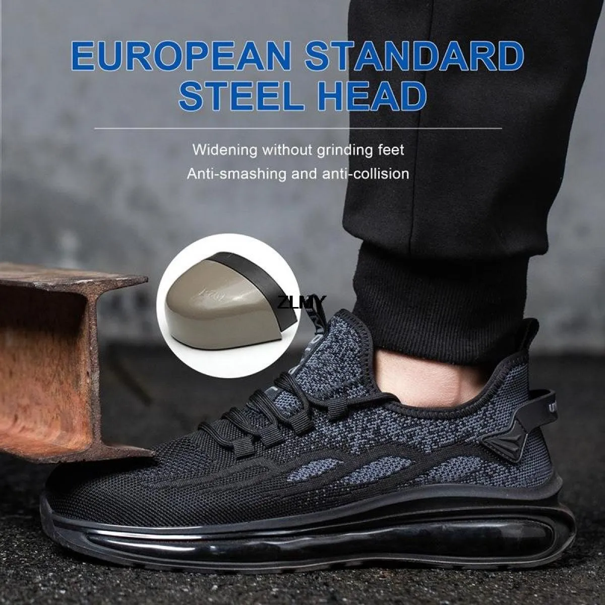 Scarpe antinfortunistiche da donna Nuove sneakers con punta in acciaio Stivali antinfortunistici da lavoro traspiranti da donna