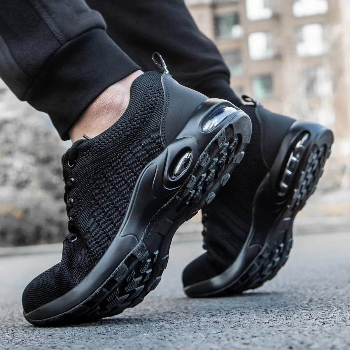 Scarpe antinfortunistiche da uomo Sneaker con punta in acciaio Scarpe antinfortunistiche da lavoro antiforatura Uomo Stivali da