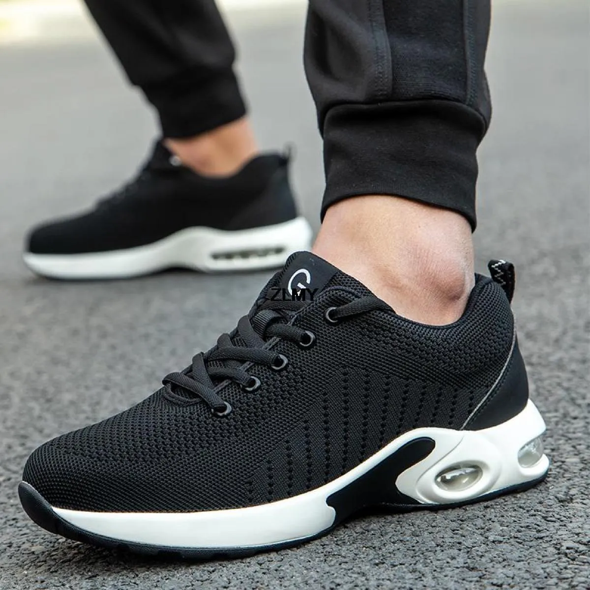 Scarpe antinfortunistiche da uomo Sneaker con punta in acciaio Scarpe antinfortunistiche da lavoro antiforatura Uomo Stivali da