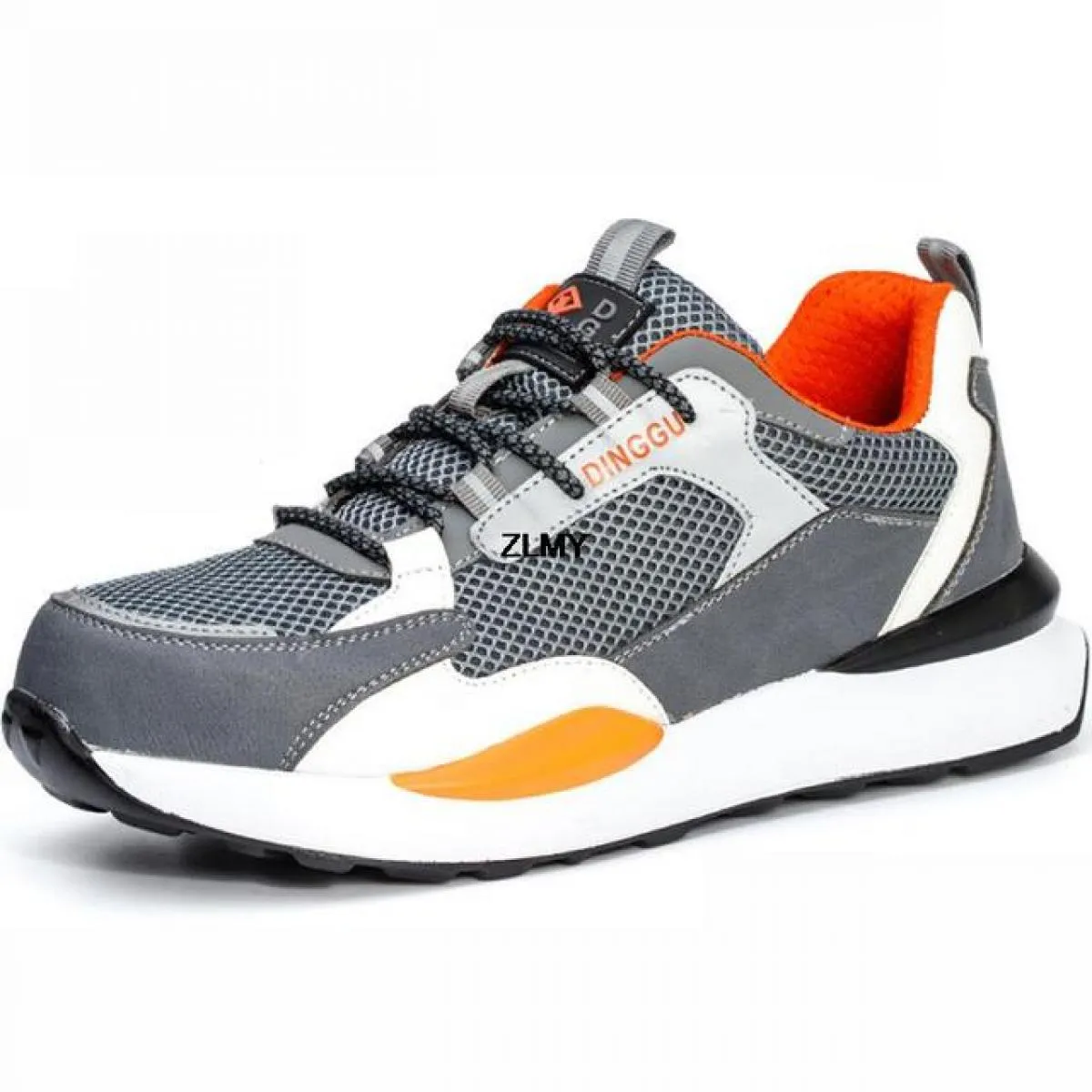 Scarpe antinfortunistiche estive da uomo Sneaker da lavoro traspiranti Stivali antinfortunistici da lavoro con punta in acciaio