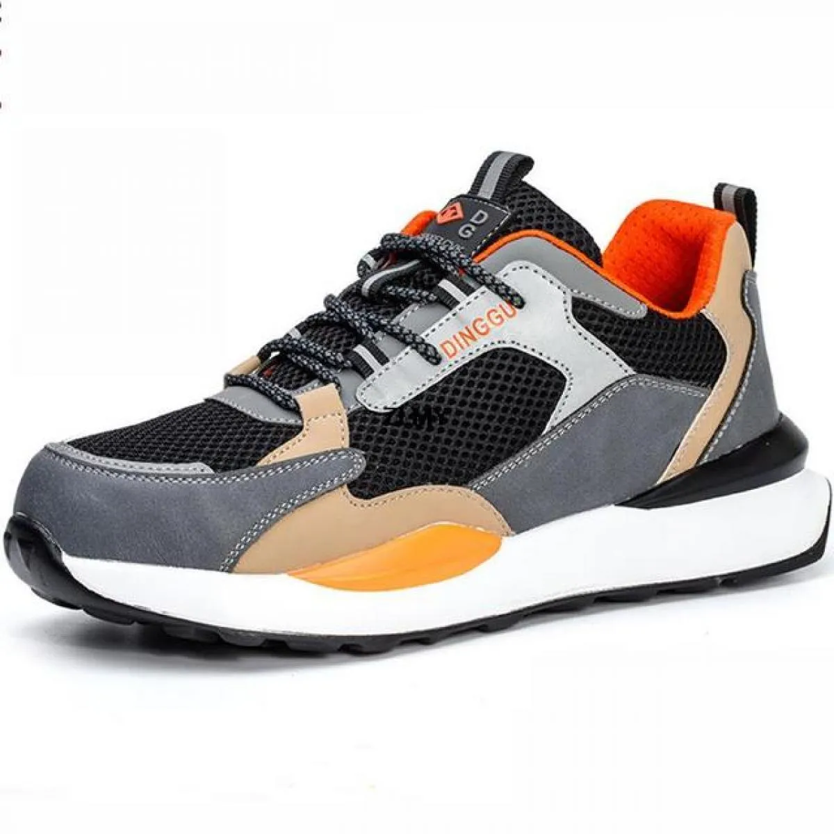 Scarpe antinfortunistiche estive da uomo Sneaker da lavoro traspiranti Stivali antinfortunistici da lavoro con punta in acciaio