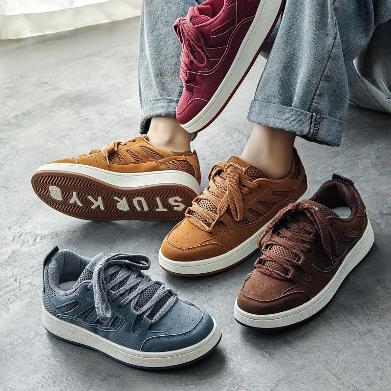 Scarpe da ginnastica casual piatte traspiranti alla moda da uomo  NEW   