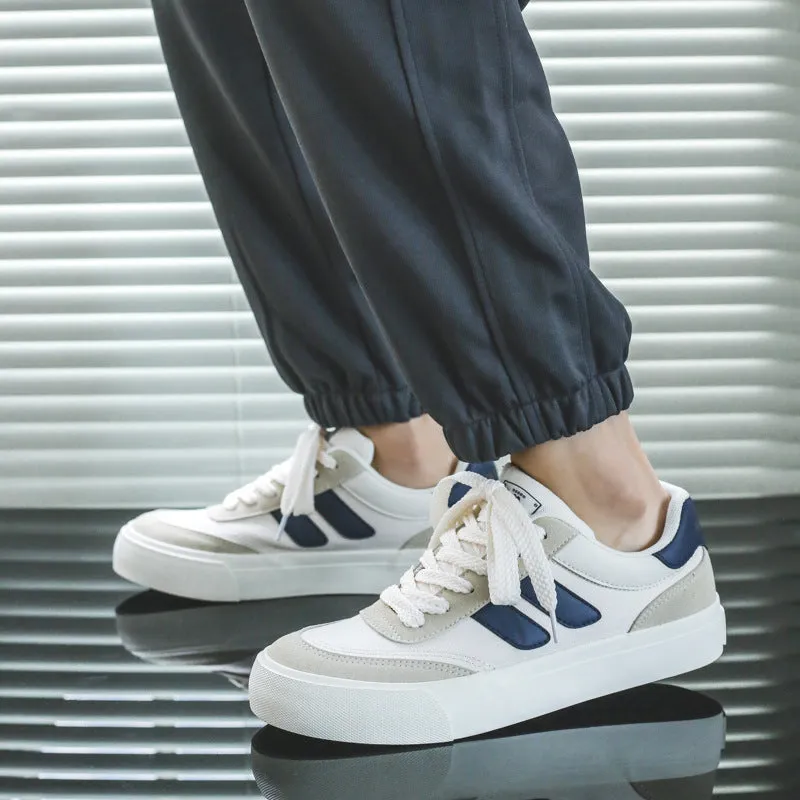 Scarpe da skate casual piatte in tela traspirante moda uomo  NEW   