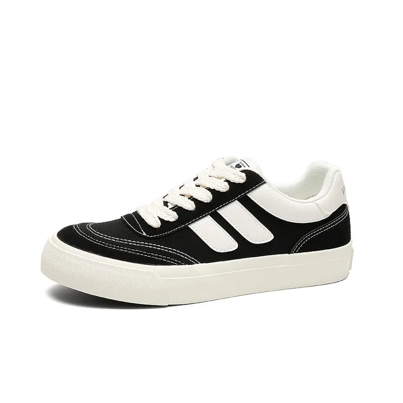 Scarpe da skate casual piatte in tela traspirante moda uomo  NEW   