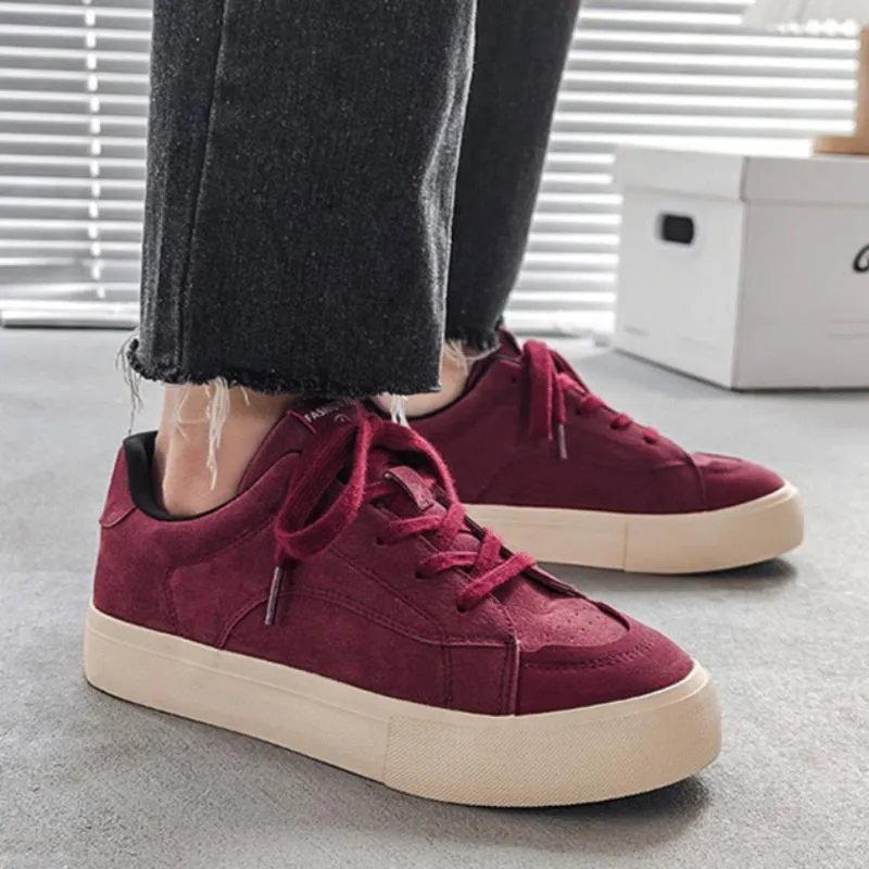 Scarpe da skate casual piatte traspiranti moda minimalista da uomo  NEW   