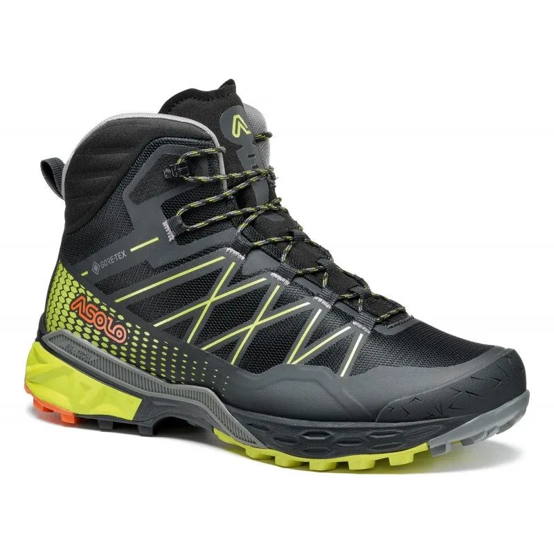 Scarpe da trekking Asolo TAHOE MID GTX MM (BLACK/SAFETY YELLOW) uomo