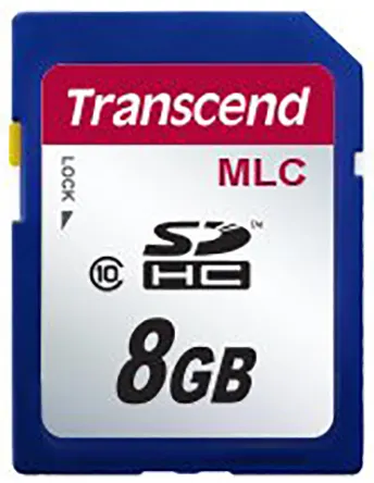 Scheda SD Transcend, 8 GB, Scheda SDHC